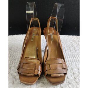 Max Studio Women's Brown Shoes/Heels/4" Heel Size6.5 SKU 2697